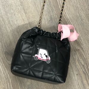 “Girls Golf” resort  Quilted Women's Bag with bow